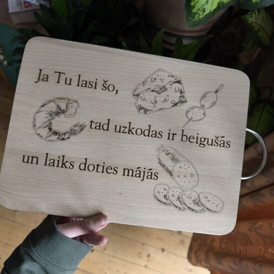 Virtuves dēlītis Ja Tu lasi šo
